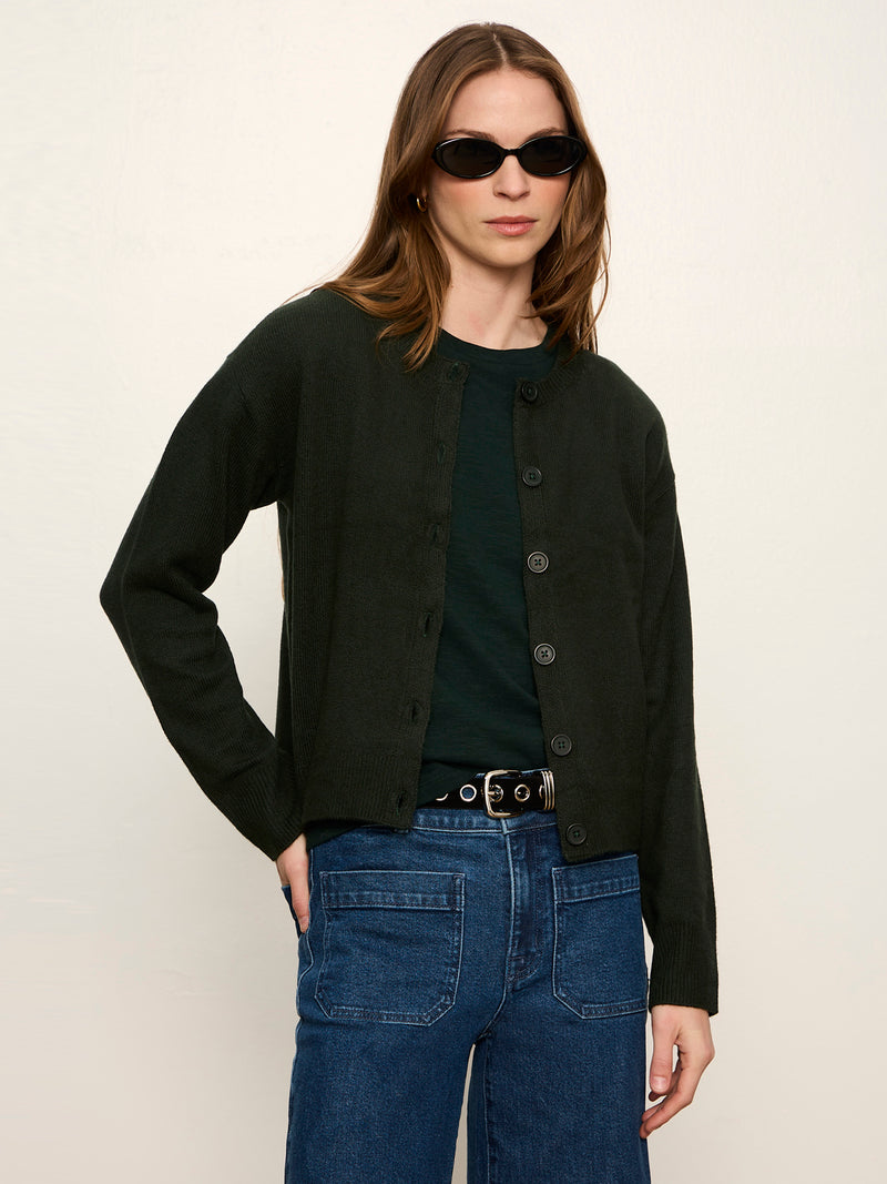 Must-Have Cardigan Forest Petite Sizing alt 1