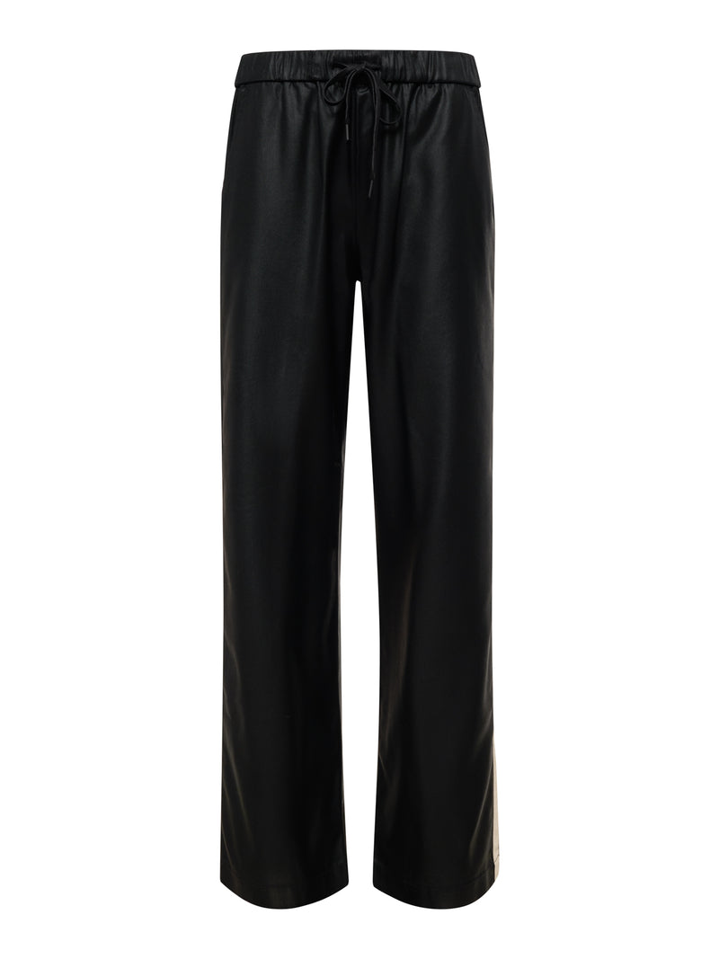 Coated Twill Track Pant Black alt 6