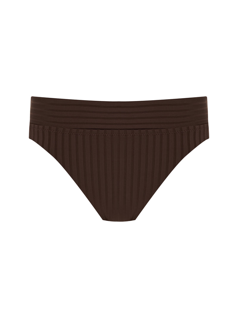Banded Hipster Bikini Bottom Espresso alt 3
