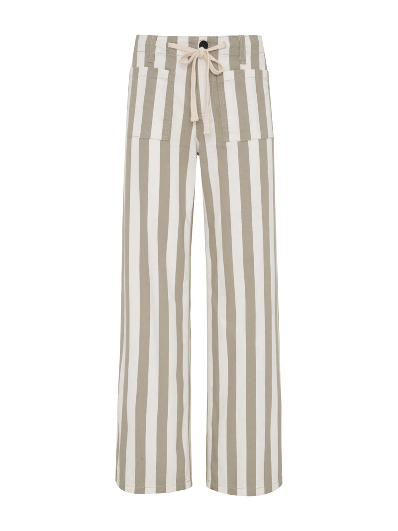 Cafe Pant Olive Tree/Chalk alt 6