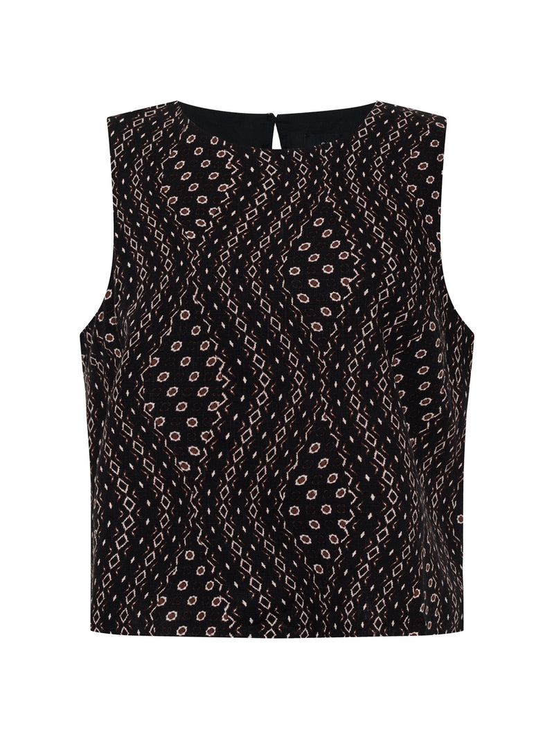 The Desired Summer Crop Shell Tank Rhythmic alt 6