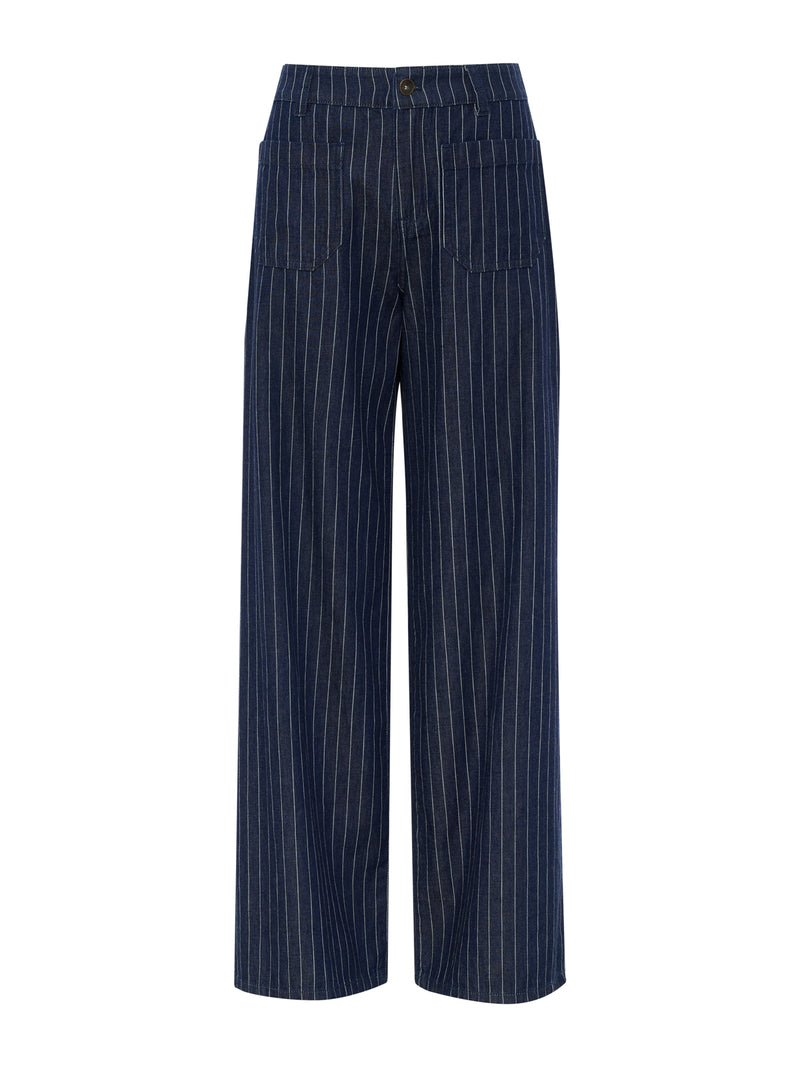 Marine Full Length Jean Luna Stripe alt 6