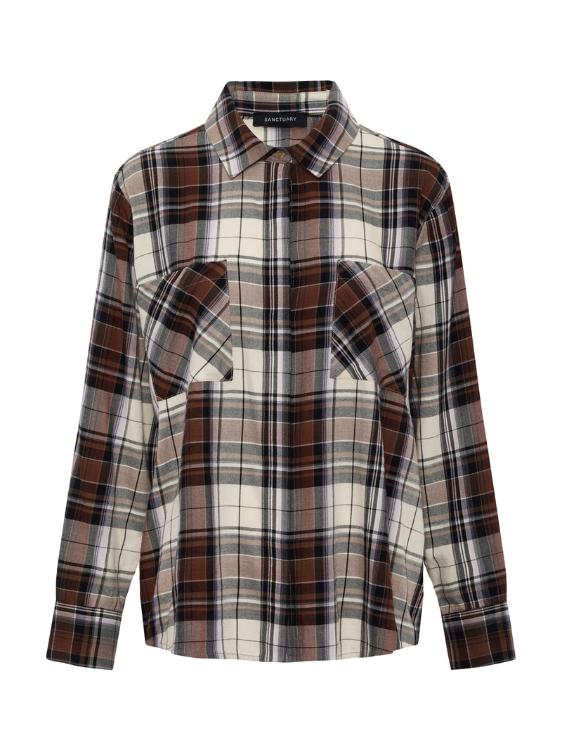 The City Plaid Shirt Haze Plaid alt 6
