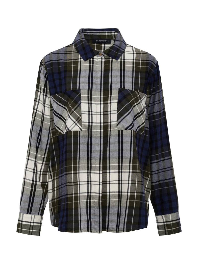 The City Plaid Shirt True Green Plaid alt 6