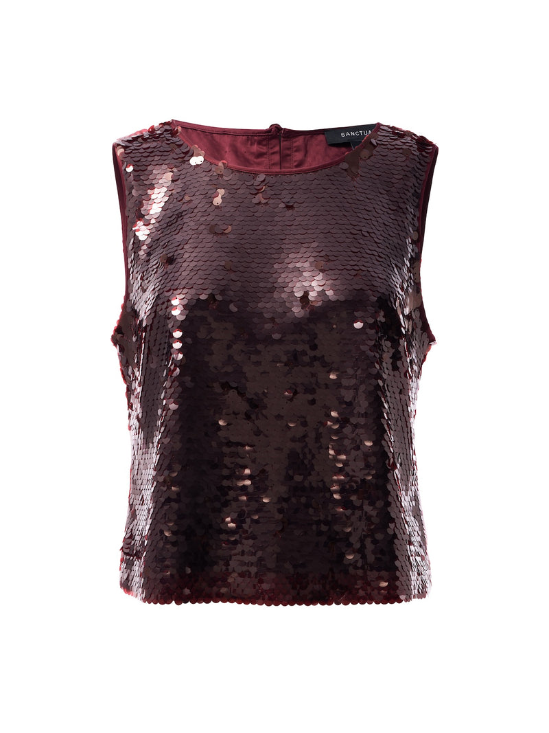 The Desired Paillette Shell Bordeaux alt 6