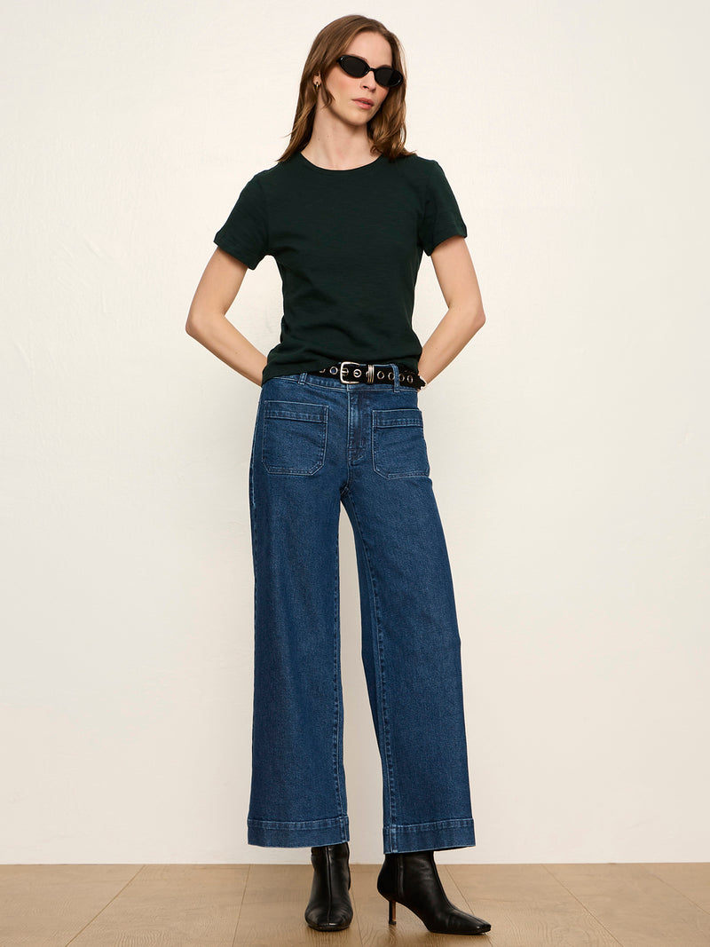 Chelsea Wide Leg Jean Last Chance Petite Sizing alt 4