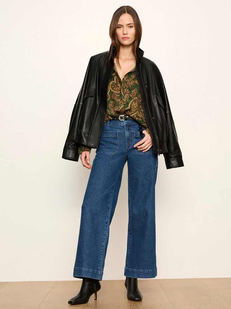 Uma High Neck Silk Shirt Decoratif alt 4