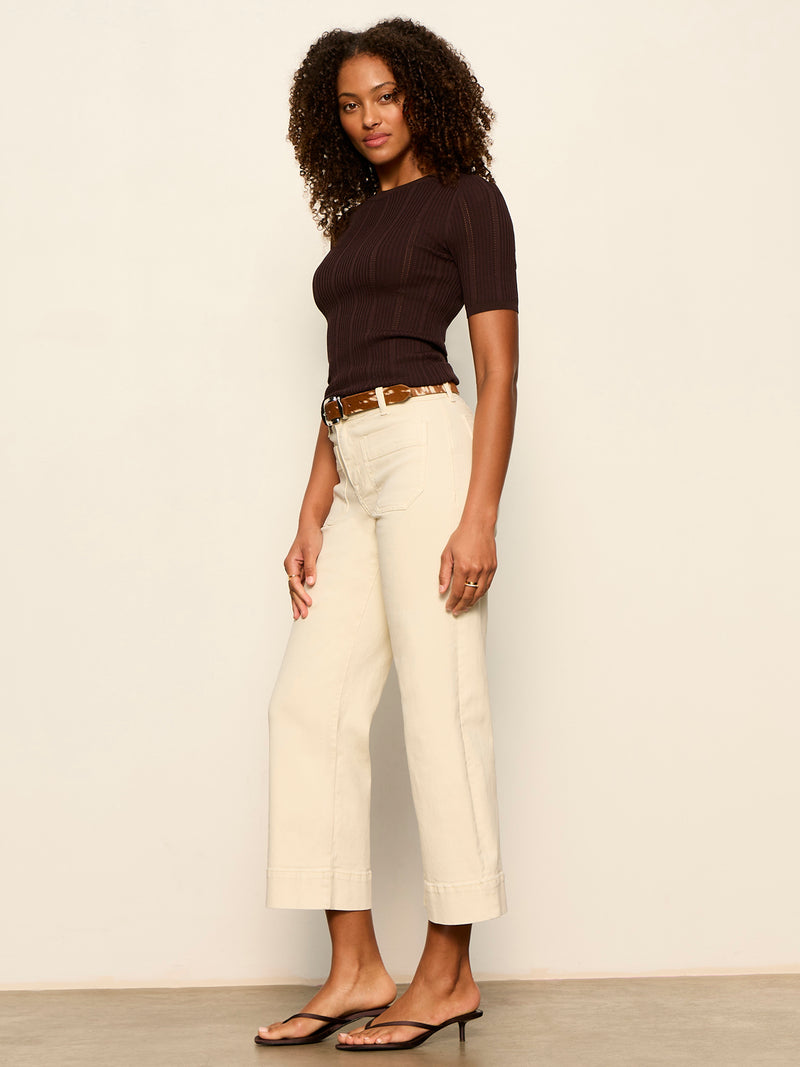The Marine Standard Rise Denim Pant French Vanilla alt 3