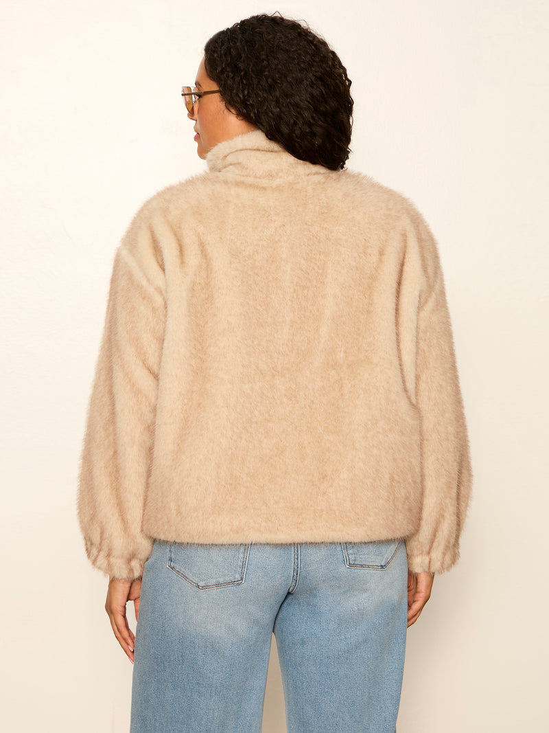 Everest Fur Bomber Arctic Hare Extended Sizing alt 2