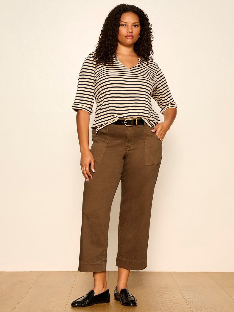 Insider Crop Pant Forage Green Extended Sizing alt 4
