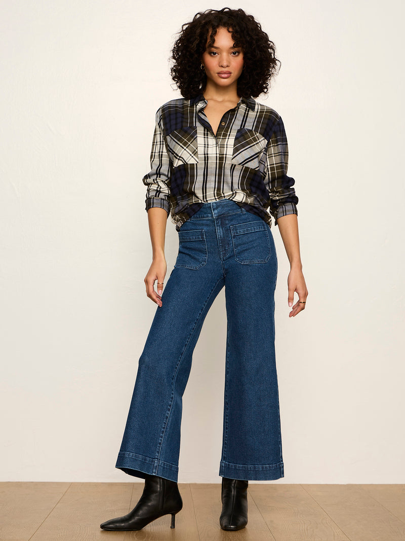 The City Plaid Shirt True Green Plaid alt 5