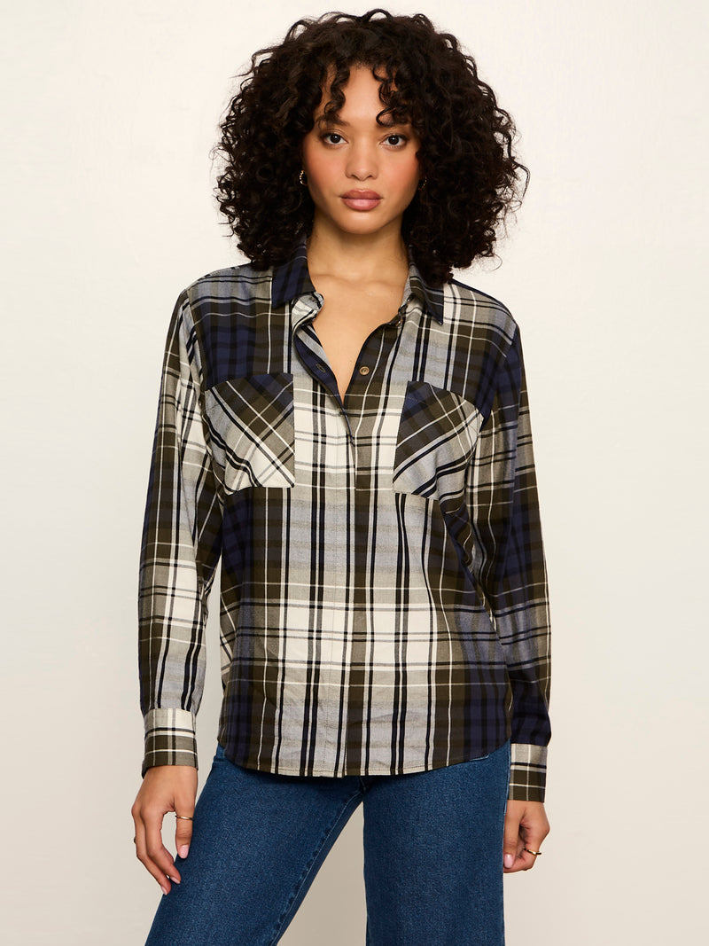 The City Plaid Shirt True Green Plaid alt 1