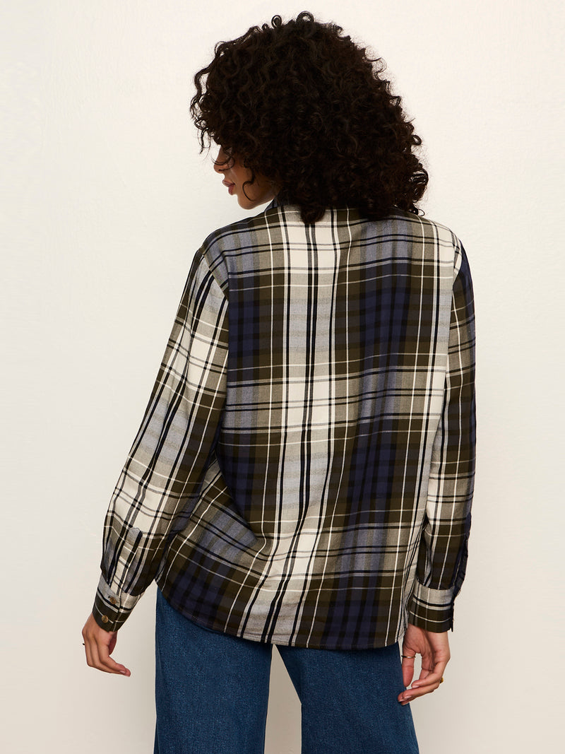 The City Plaid Shirt True Green Plaid alt 3