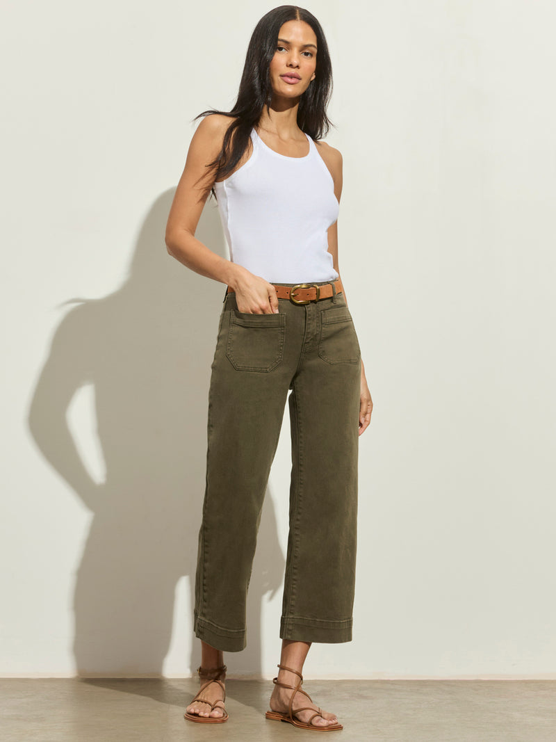 The Marine Standard Rise Denim Pant Fatigue alt 1