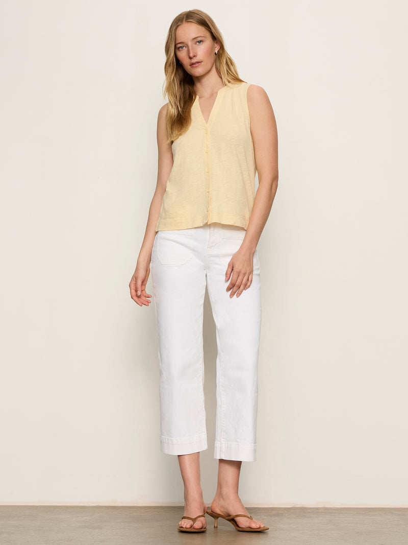 The Marine Jean Bleached White alt 1