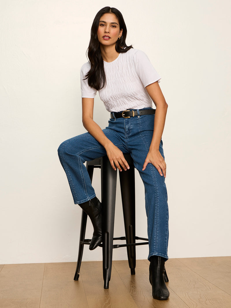 Nixie Slim Staight Ankle Jean Medium alt 6