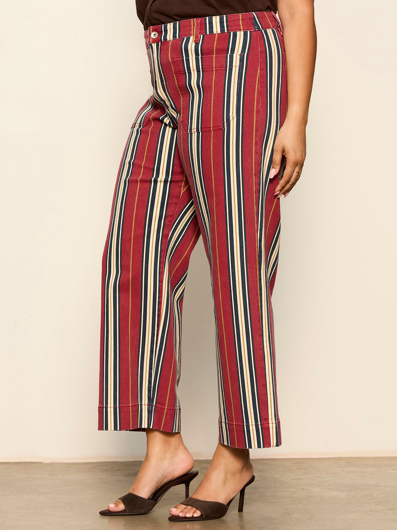 Mariner Jean Verry Berry Stripe Extended Sizing alt 3