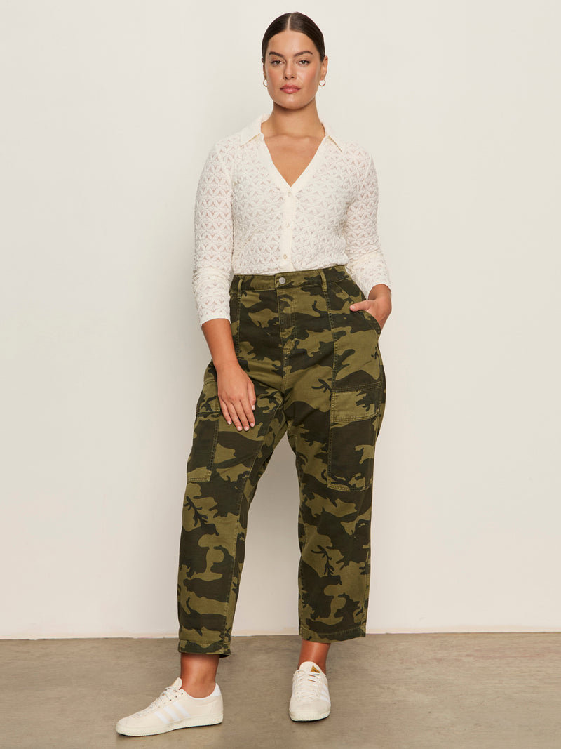 Boyfriend Utility Pant Rambler Camo Extended Sizing alt 4