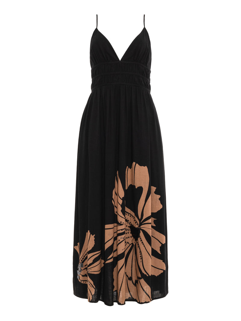 Mira Embellished Volume Dress Macro Lotus alt 5