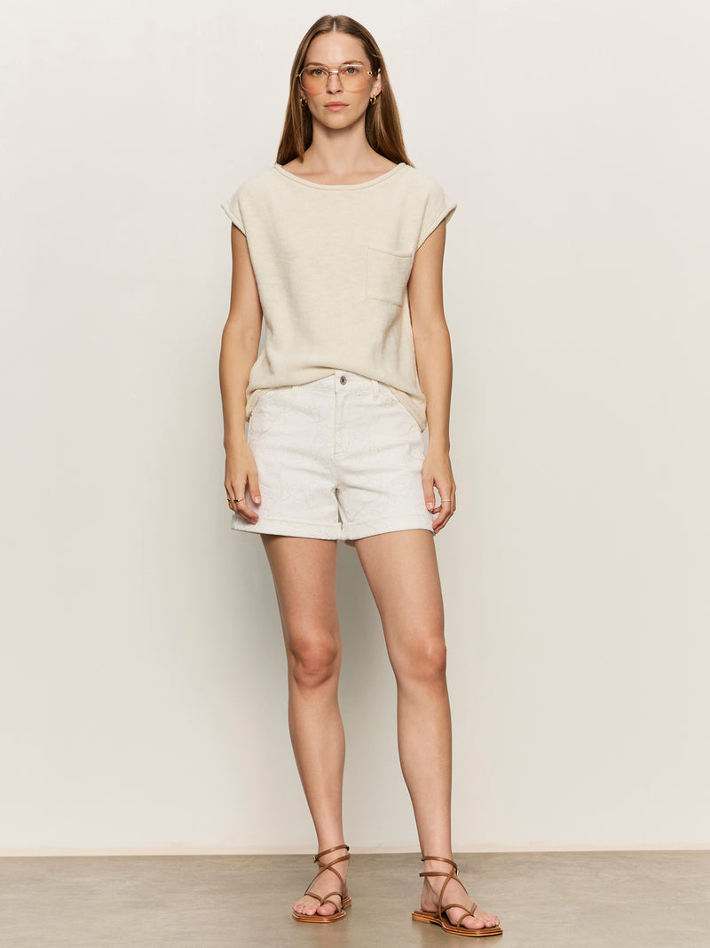 Impact Denim Short Chalk alt 4