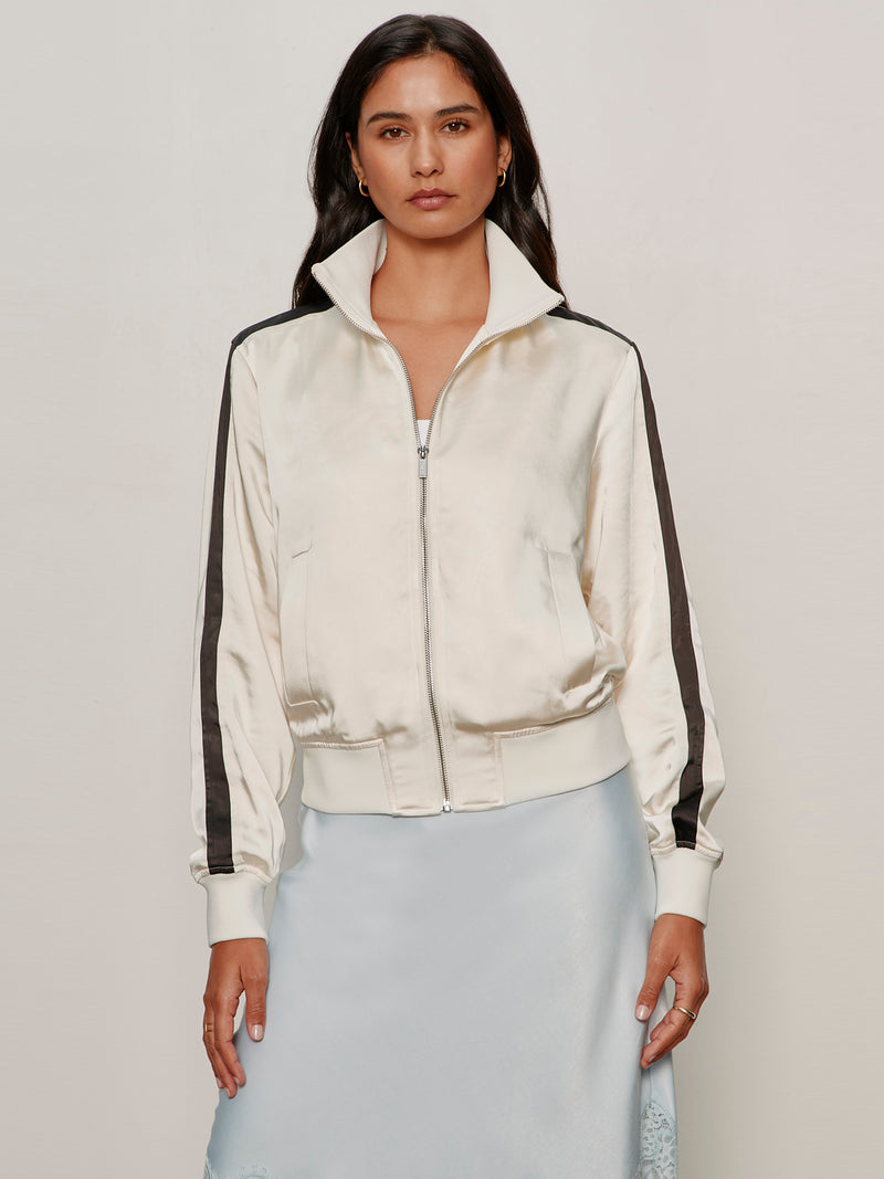 Satin Track Jacket Collagen alt 3