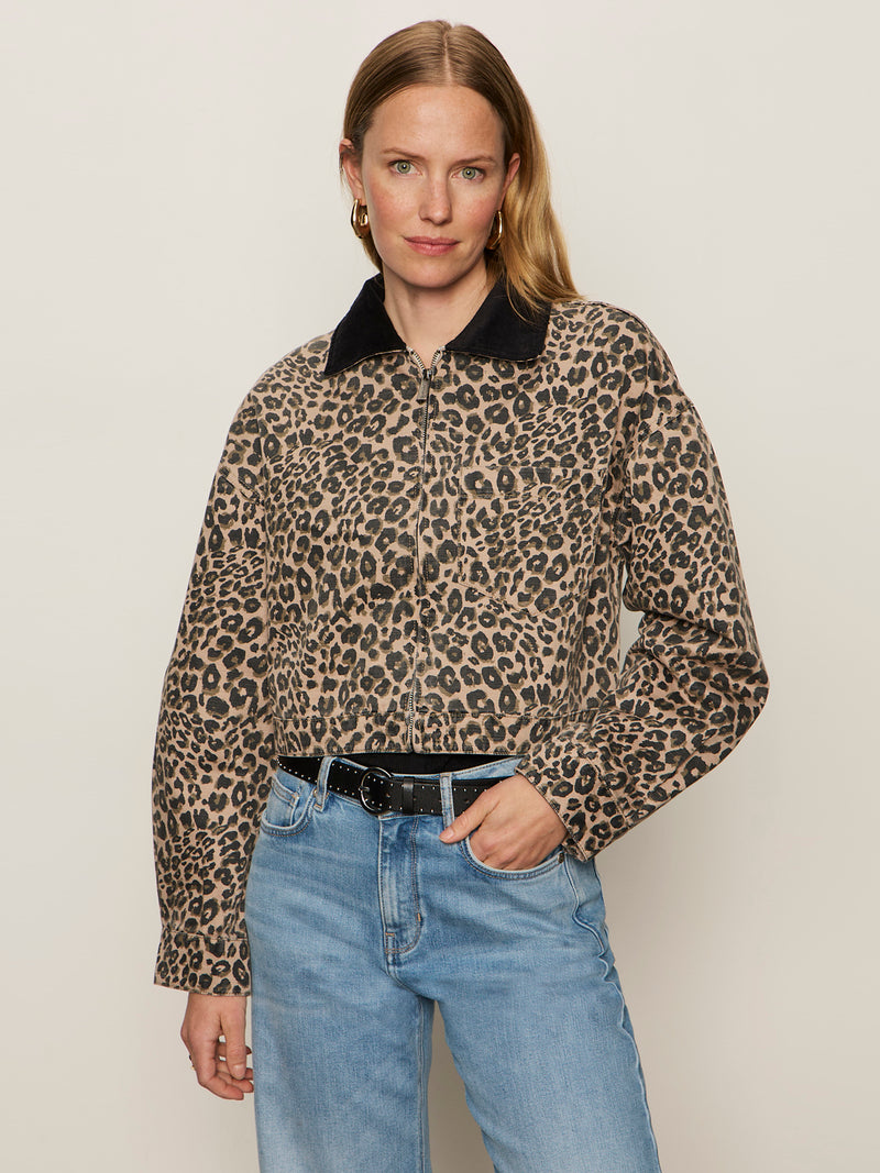 Cropped Barn Jacket French Kitty alt 1