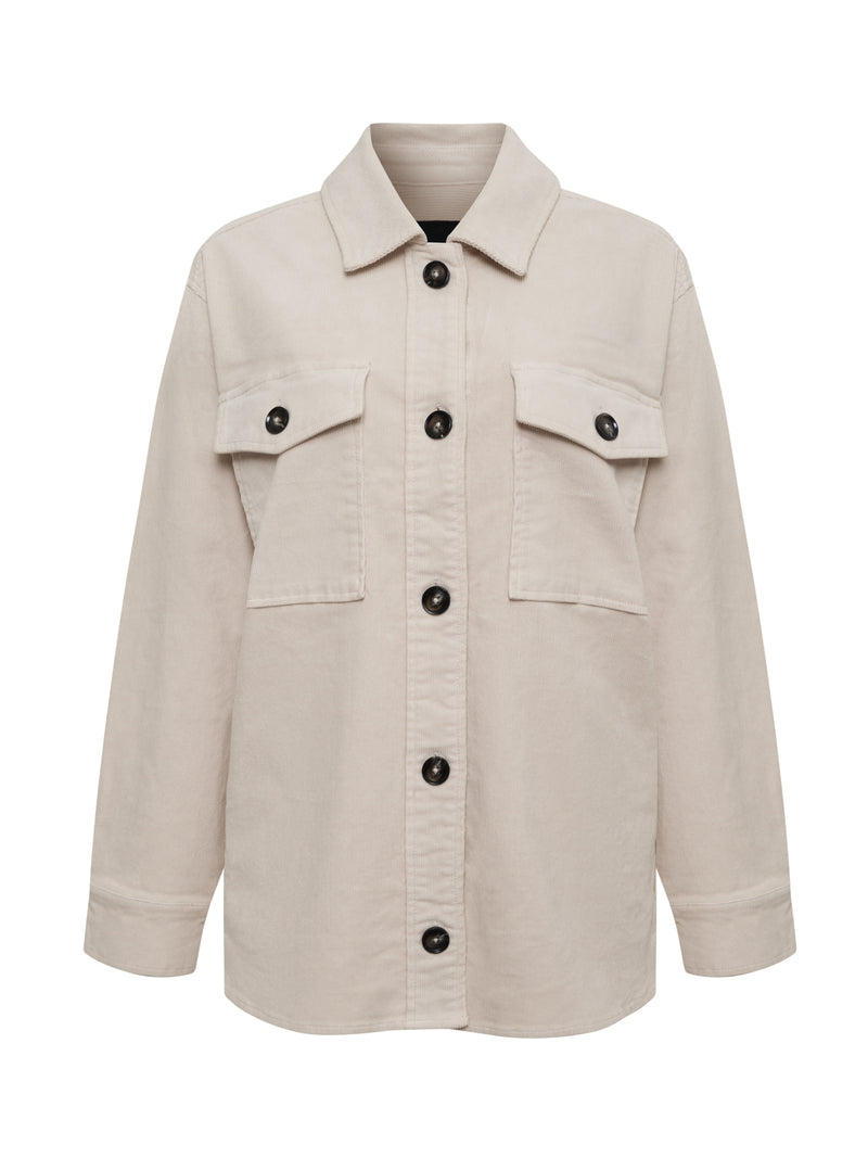 The Corduroy Shacket Mother Of Pearl alt 6