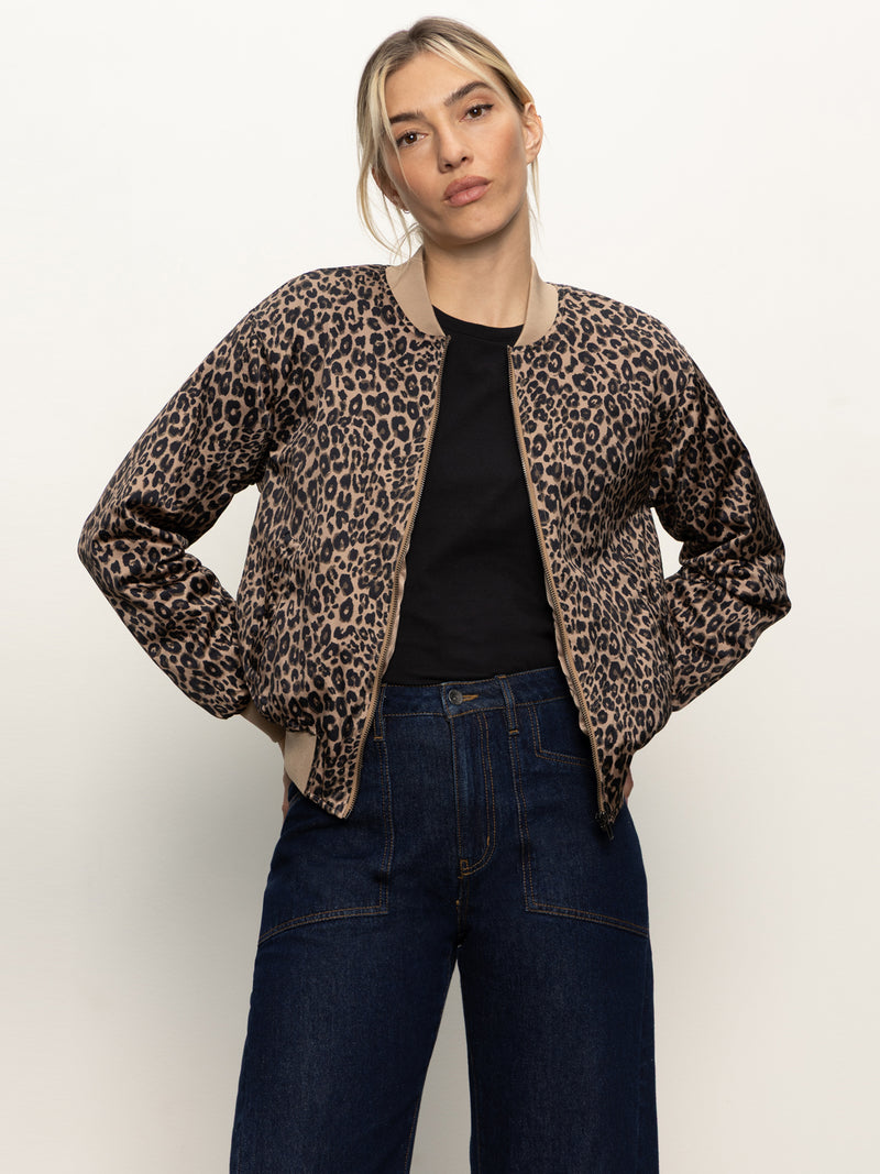 Monroe Sateen Bomber Jacket French Kitty alt 1