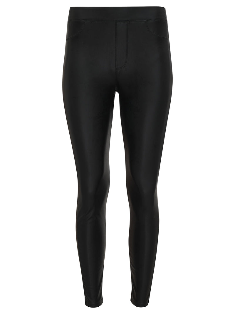 Runway Semi High Rise Legging Slick Black Extended Sizing alt 5