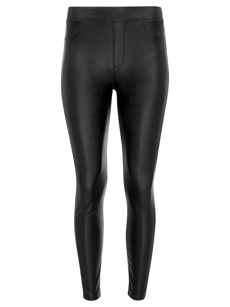 Runway Semi High Rise Legging Slick Black alt 4