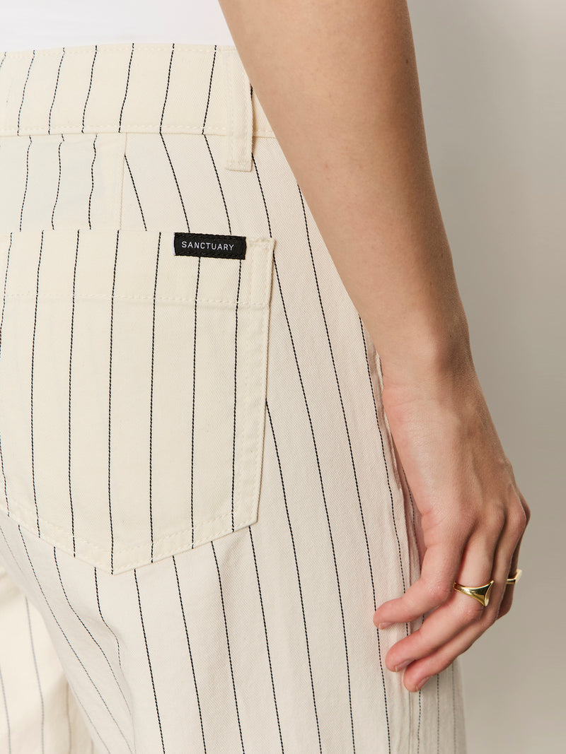 The Marine Jean Bleached White Pinstripe alt 4