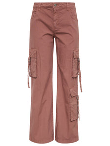 Y2K Strappy Cargo Standard Rise Pant Ash Rose