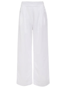 Pull Me On High Rise Pant White