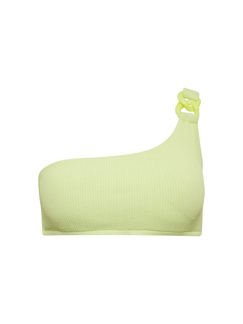 Stay Connected One-Shoulder Bikini Top Daiquiri alt 3