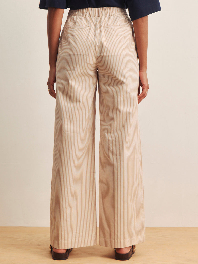 Eloise Stripe Trouser Dark Opal Pinstripe alt 1