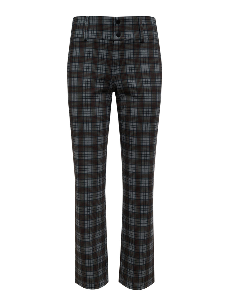 90's Straight Legging Burnt Olive Plaid alt 6