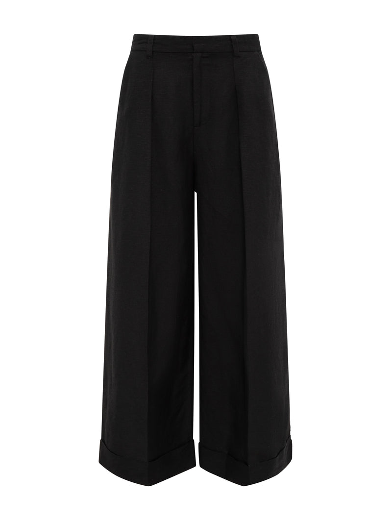 Terrace Linen Pant Black alt 6