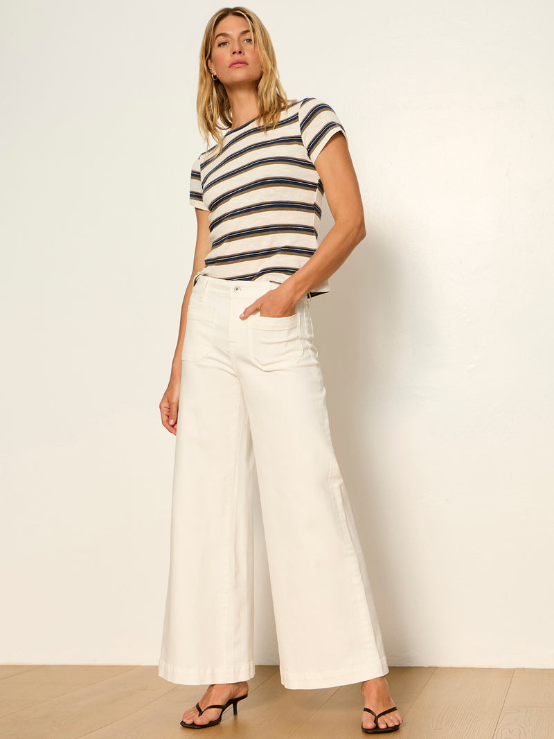 Marine Ultra Wide Leg Jean Chalk alt 3
