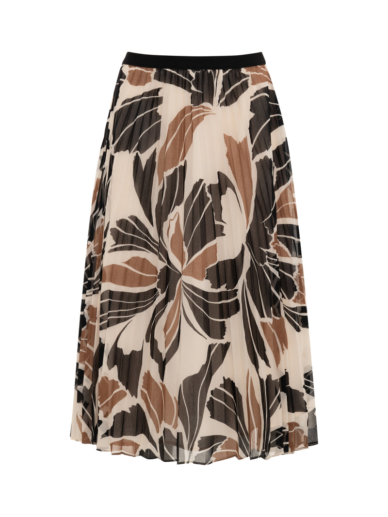 Nostalgia Pleated Midi Skirt Lotus alt 5