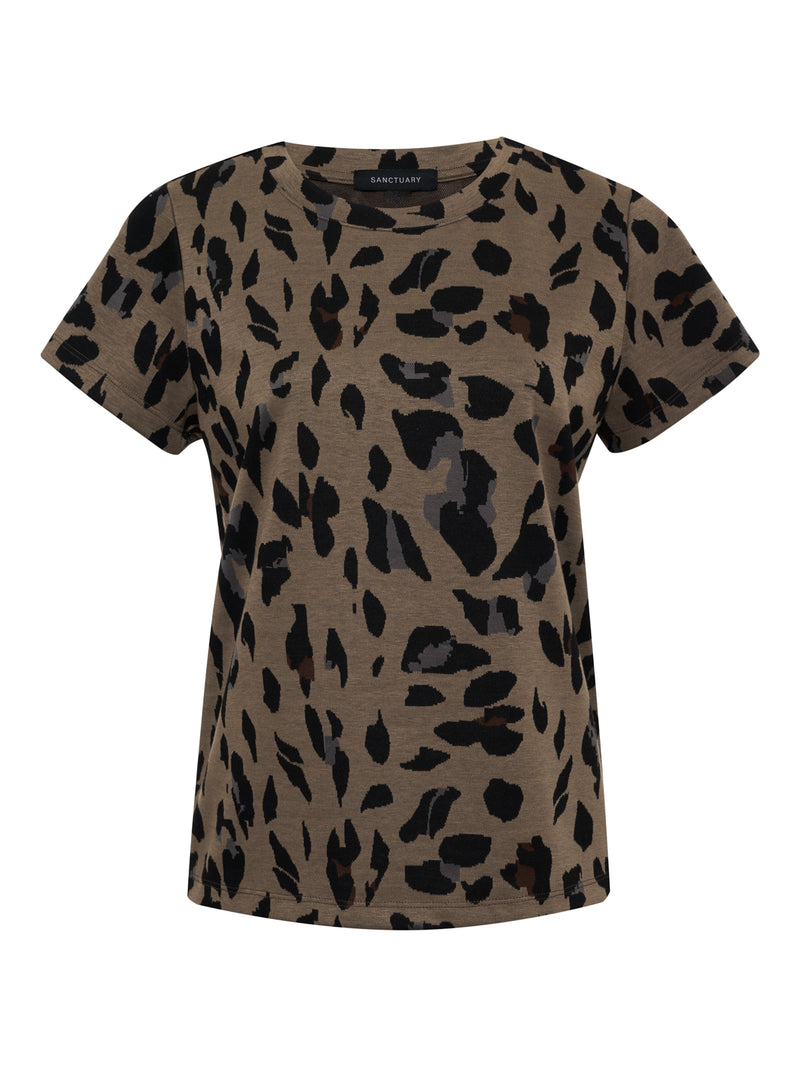 Double Knit Perfect Tee Winter Leopard alt 6