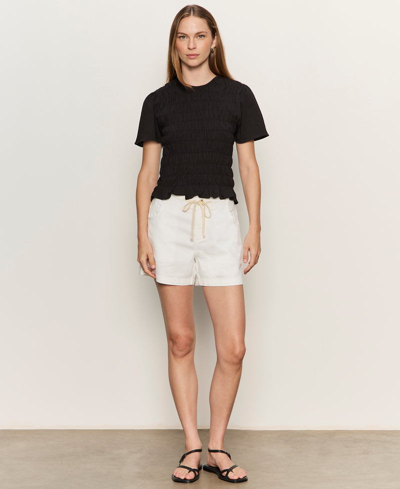 Better Together Smocked Top Black alt 4