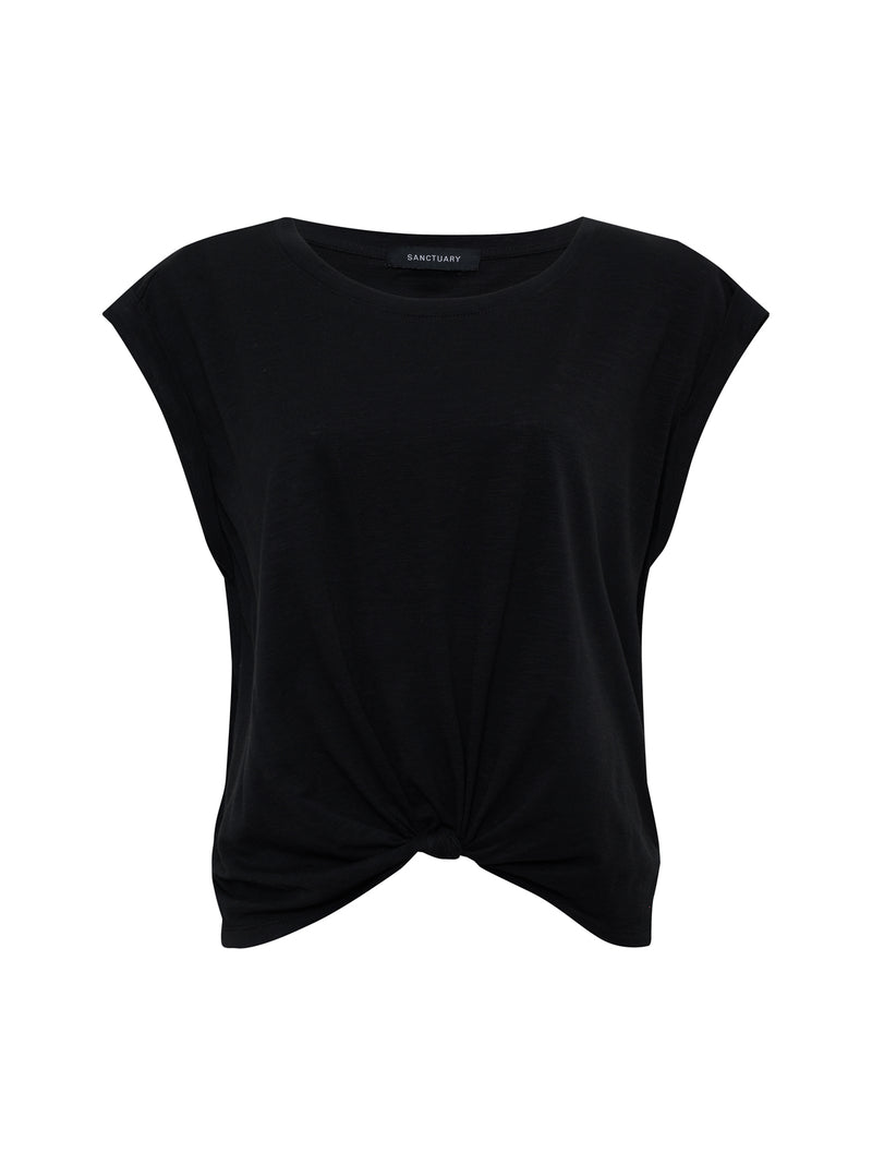 Knotted Muscle Tee Black alt 5