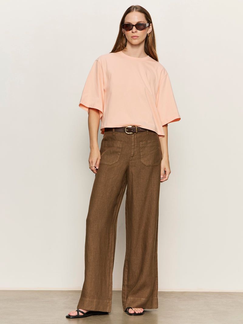 Belle Tee Washed Salmon alt 4