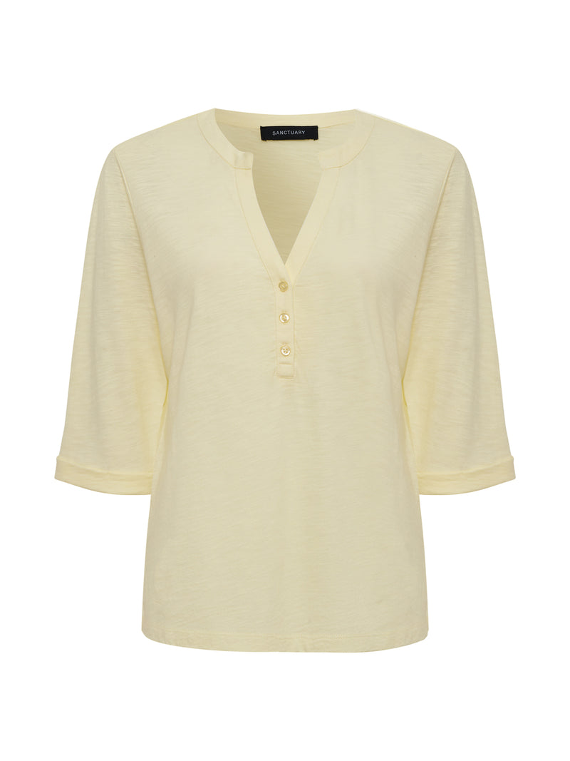 Rolled Sleeve Tee Lemon Drop alt 5