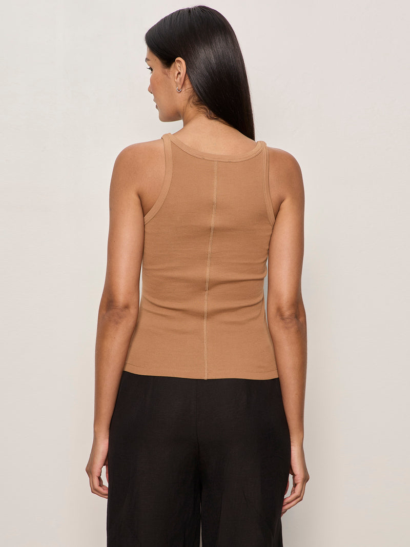 Sprinter Rib Tank Toasted Coconut alt 2
