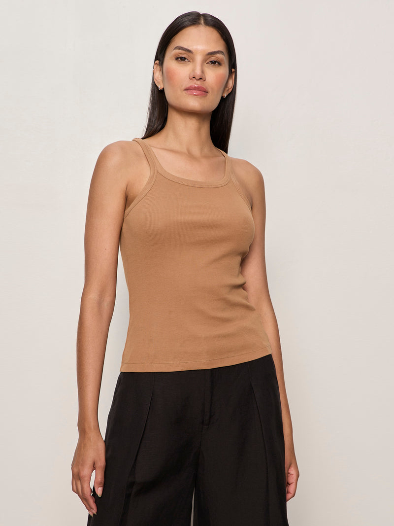 Sprinter Rib Tank Toasted Coconut alt 1