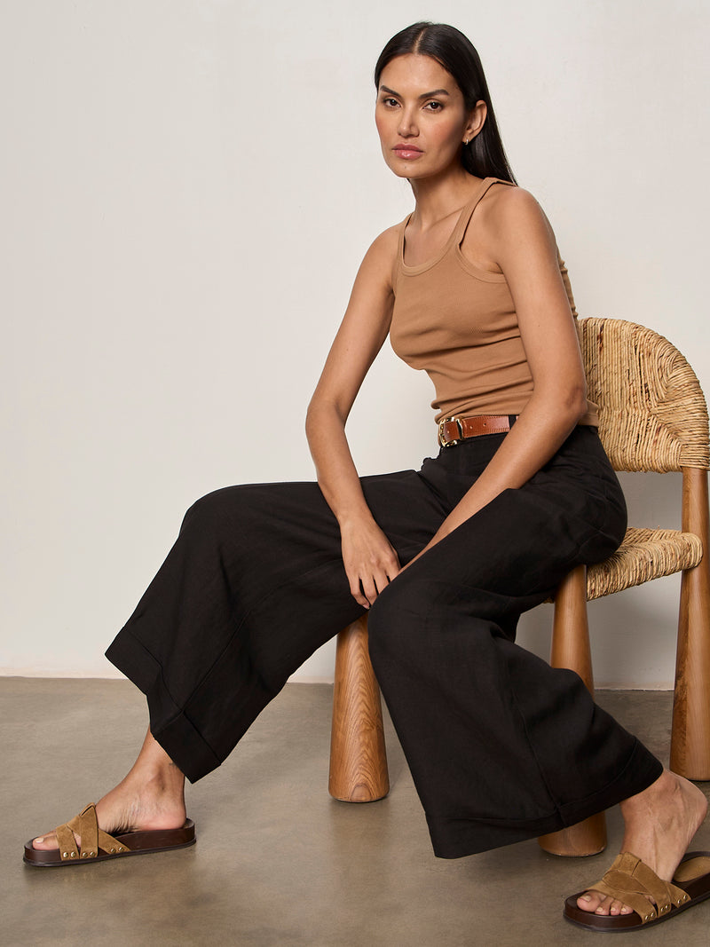 Sprinter Rib Tank Toasted Coconut alt 4