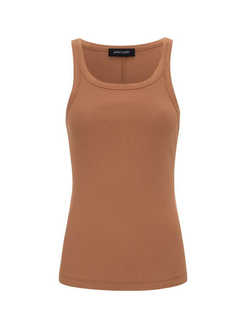 Sprinter Rib Tank Toasted Coconut alt 6