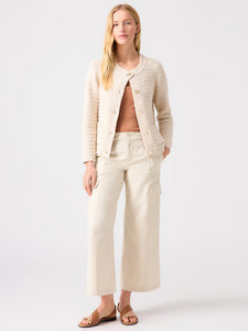 Knitted Sweater Jacket Toasted Almond