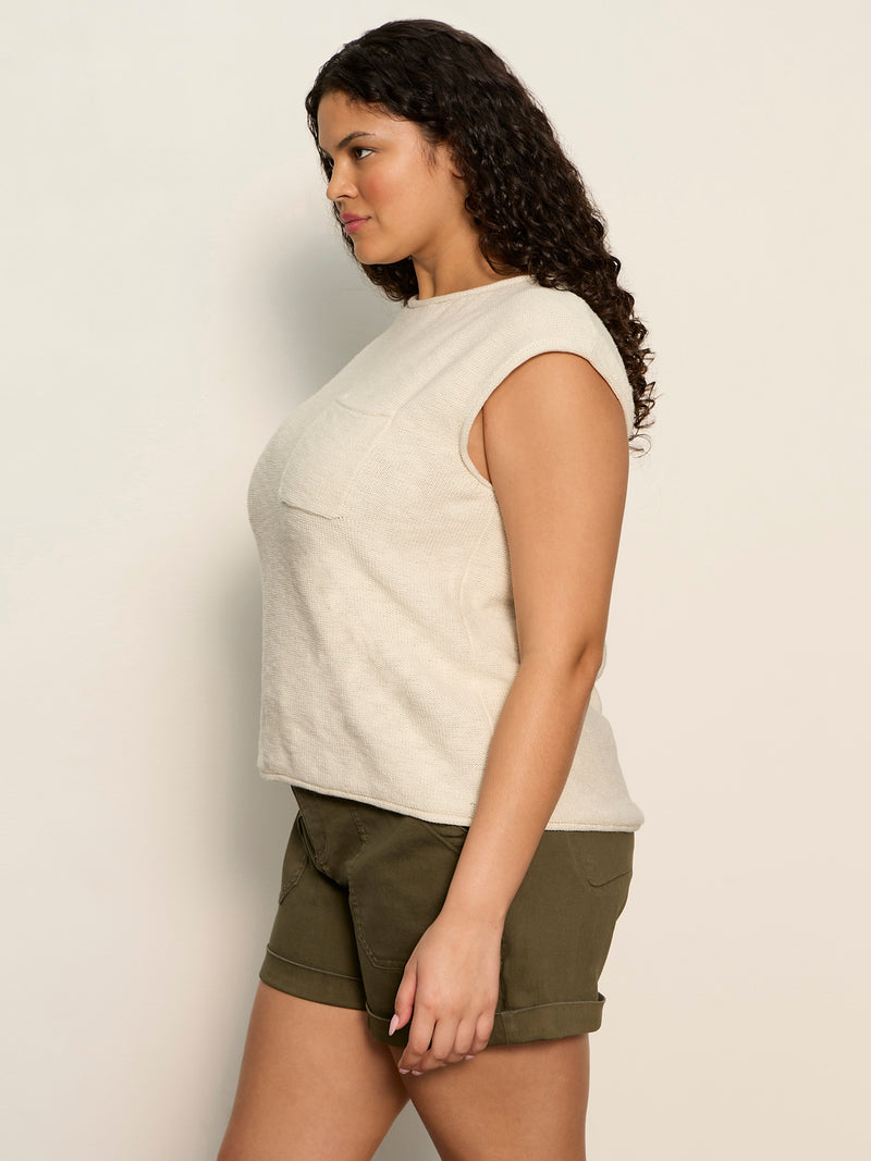 Easy Sweater Tee Collagen Extended Sizing alt 1